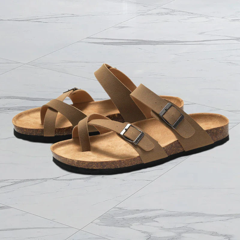 Women's Shoes with Natrual Soft Cork Footbed and Leather - Image 10