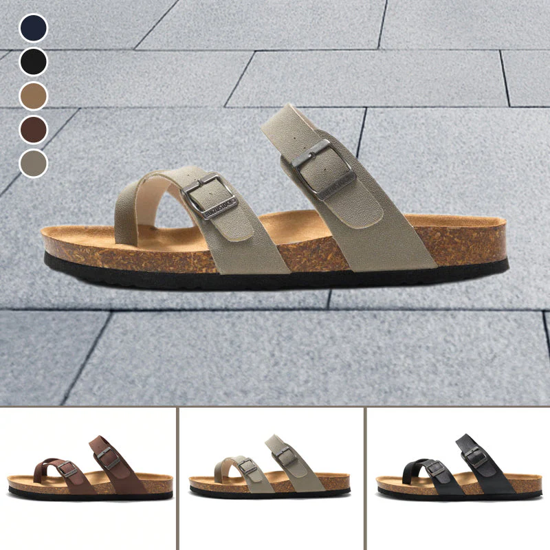Women's Shoes with Natrual Soft Cork Footbed and Leather - Image 2