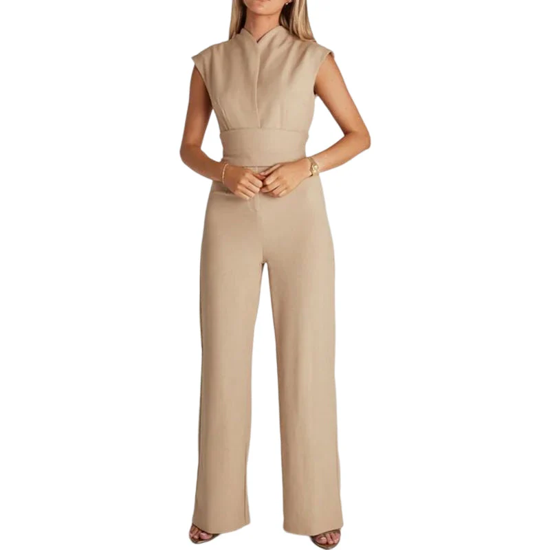 Women's Sleeveless Wide-Leg Jumpsuit - Image 13