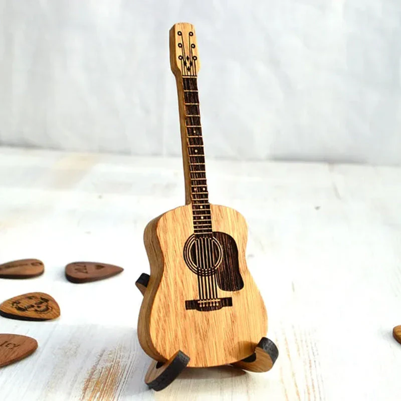 Wooden Acoustic Guitar Pick Box - Image 10