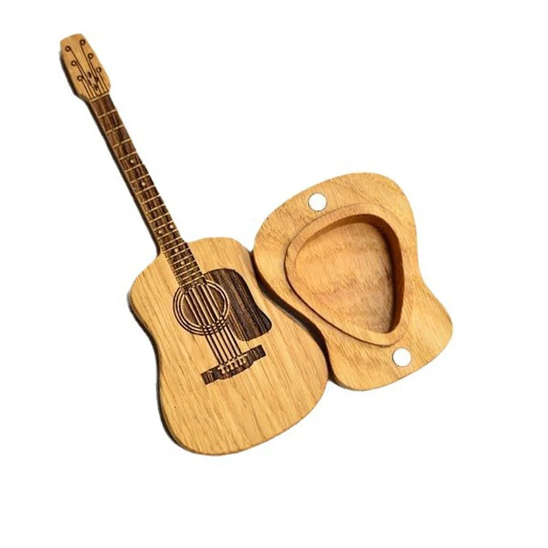 Wooden Acoustic Guitar Pick Box - Image 11