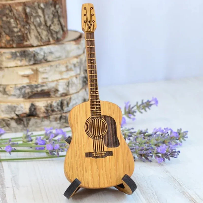 Wooden Acoustic Guitar Pick Box - Image 8