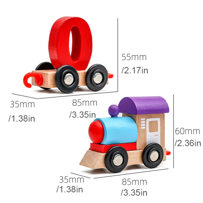 Wooden Digital Train Toy - Image 14