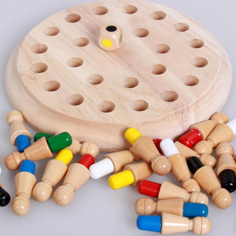 Wooden Memory Match Stick Chess - Image 5