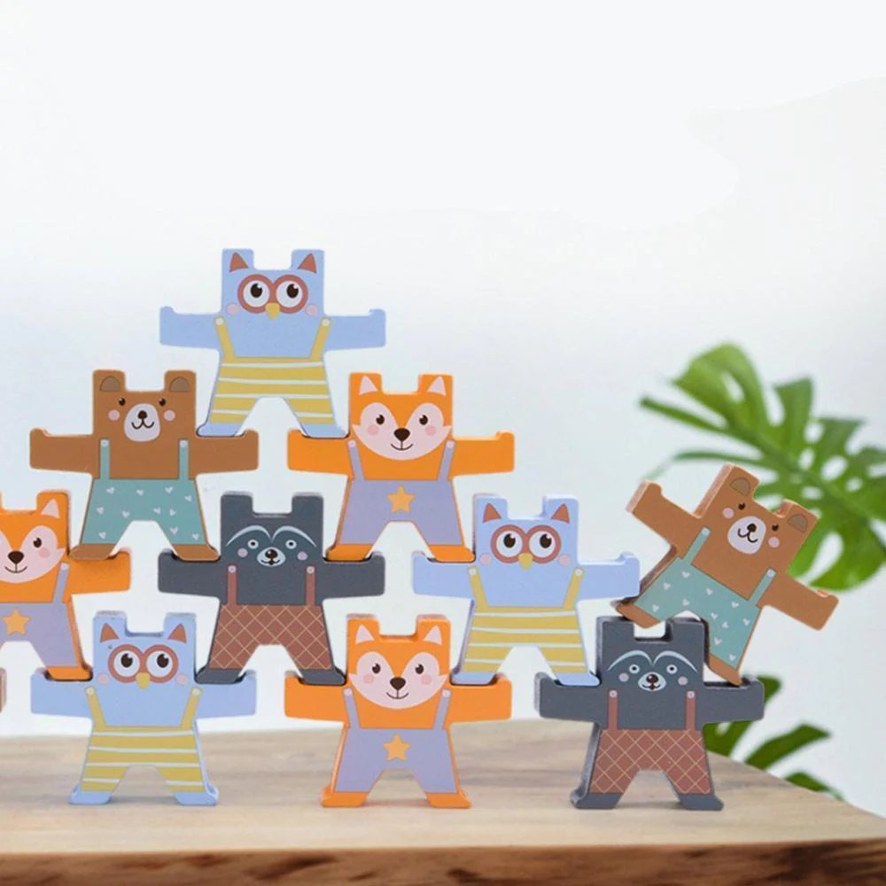 Wooden Stacking Blocks Balancing Toy - Image 7