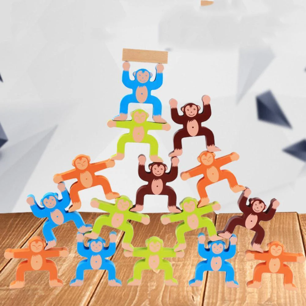 Wooden Stacking Blocks Balancing Toy - Image 8