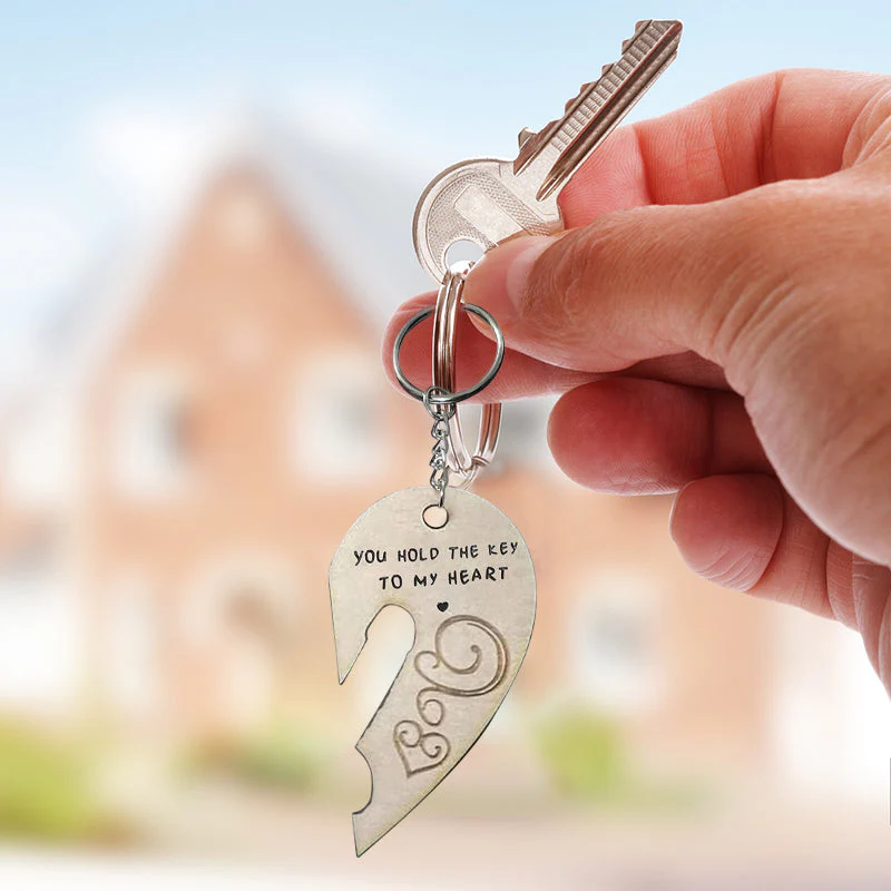 You Hold The Key to My Heart & Forever Couple Keychain - Image 3