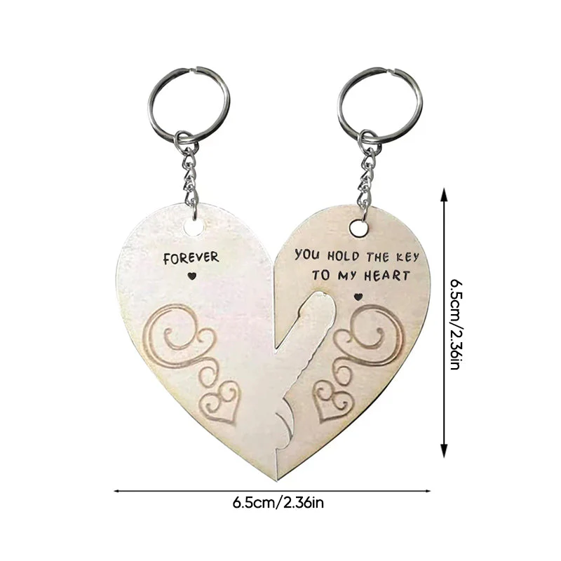You Hold The Key to My Heart & Forever Couple Keychain - Image 9